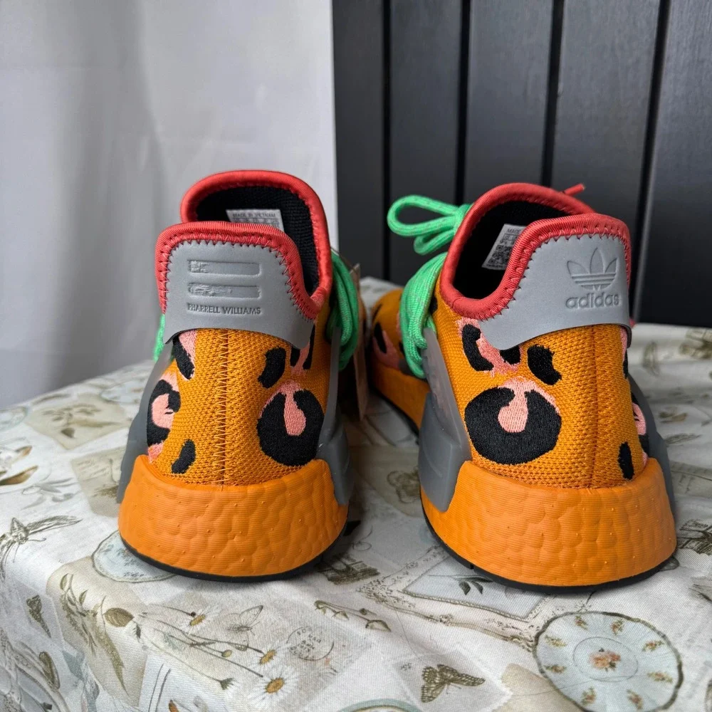 Adidas Pharrell x NMD Human Race Animal Print Sneakers Size 9 Men - Picture 4 of 7